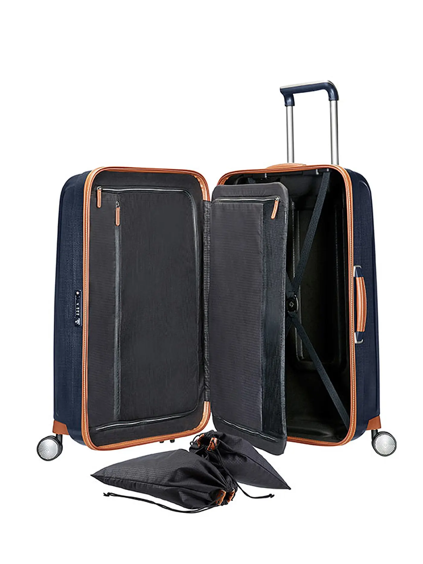 SAMSONITE | Trolley LITE-CUBE DLX SPINNER 68cm (61243 1549 Midnight Blue) | 